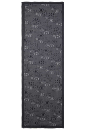 Serbest OO Antrasit Floş Viskon Şal 70x210