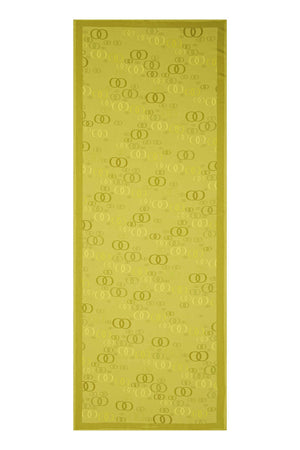 Serbest OO Sarı Floş Viskon Şal 70x210