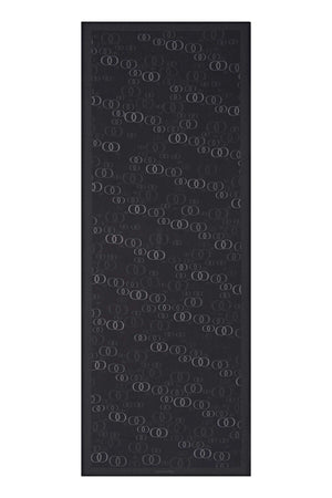 Serbest OO Siyah Floş Viskon Şal 70x210