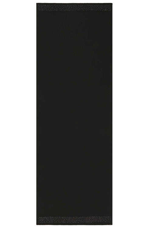 Taşlı Abiye Siyah İpek Şal 68x200