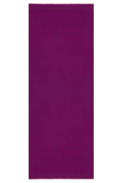 Taşlı Fuşya İpek Şal 80x200