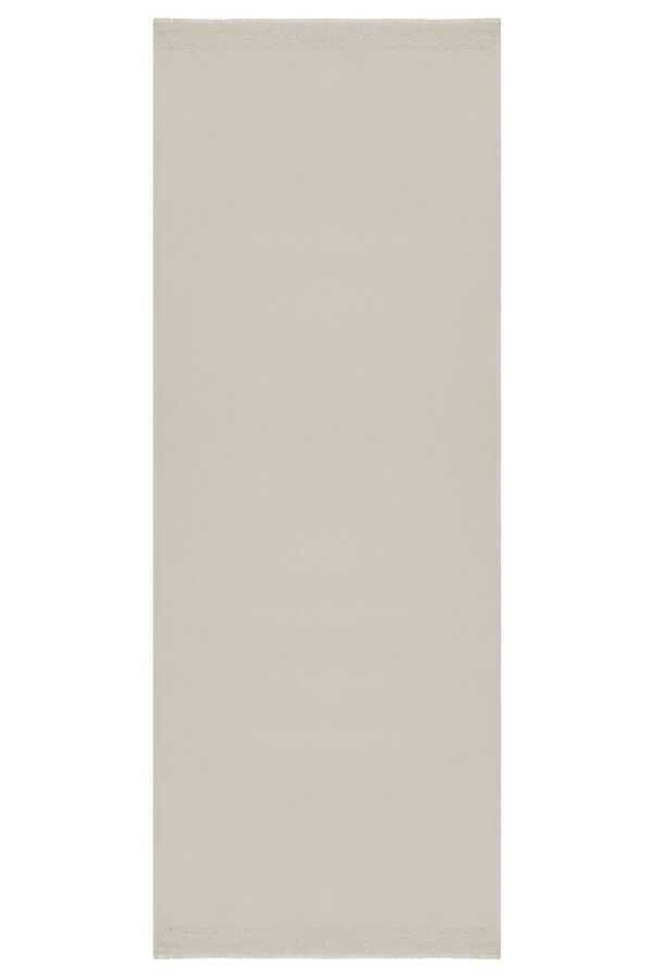 Taşlı Kırık Beyaz İpek Şal 80x200