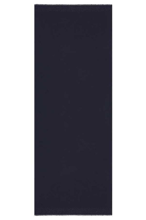 Taşlı Lacivert İpek Şal 80x200