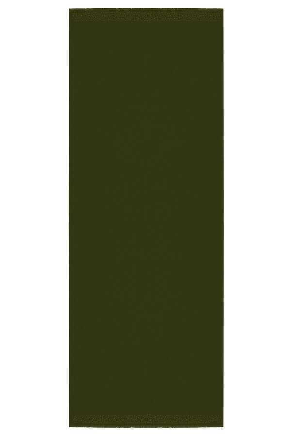 Taşlı Yeşil İpek Şal 80x200