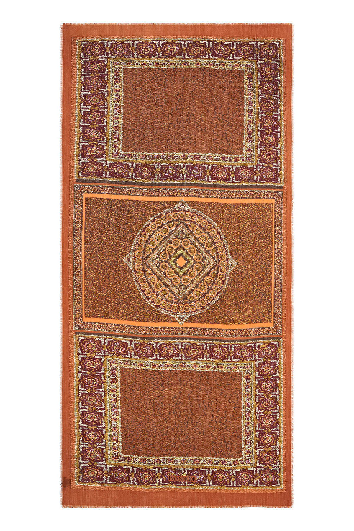 Uçan Halı Oksit Kaşmir İpek Şal 100x200