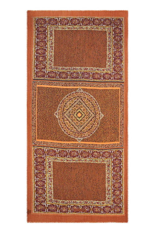Uçan Halı Oksit Kaşmir İpek Şal 100x200
