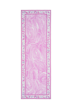 Üçgen Noor Pembe Modal Şal 70x210
