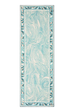 Üçgen Noor Yeşil Modal Şal 70x210