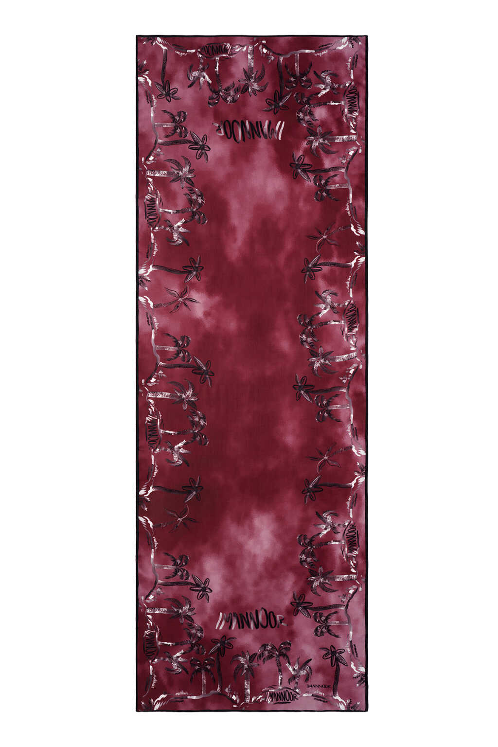 Vaha Bordo Floş Viskon Şal 70x210