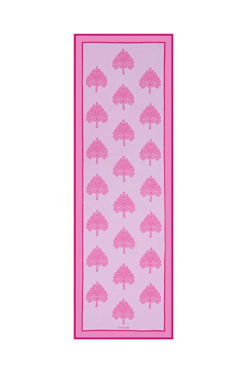 Yaprak Pembe Modal Şal 70x210