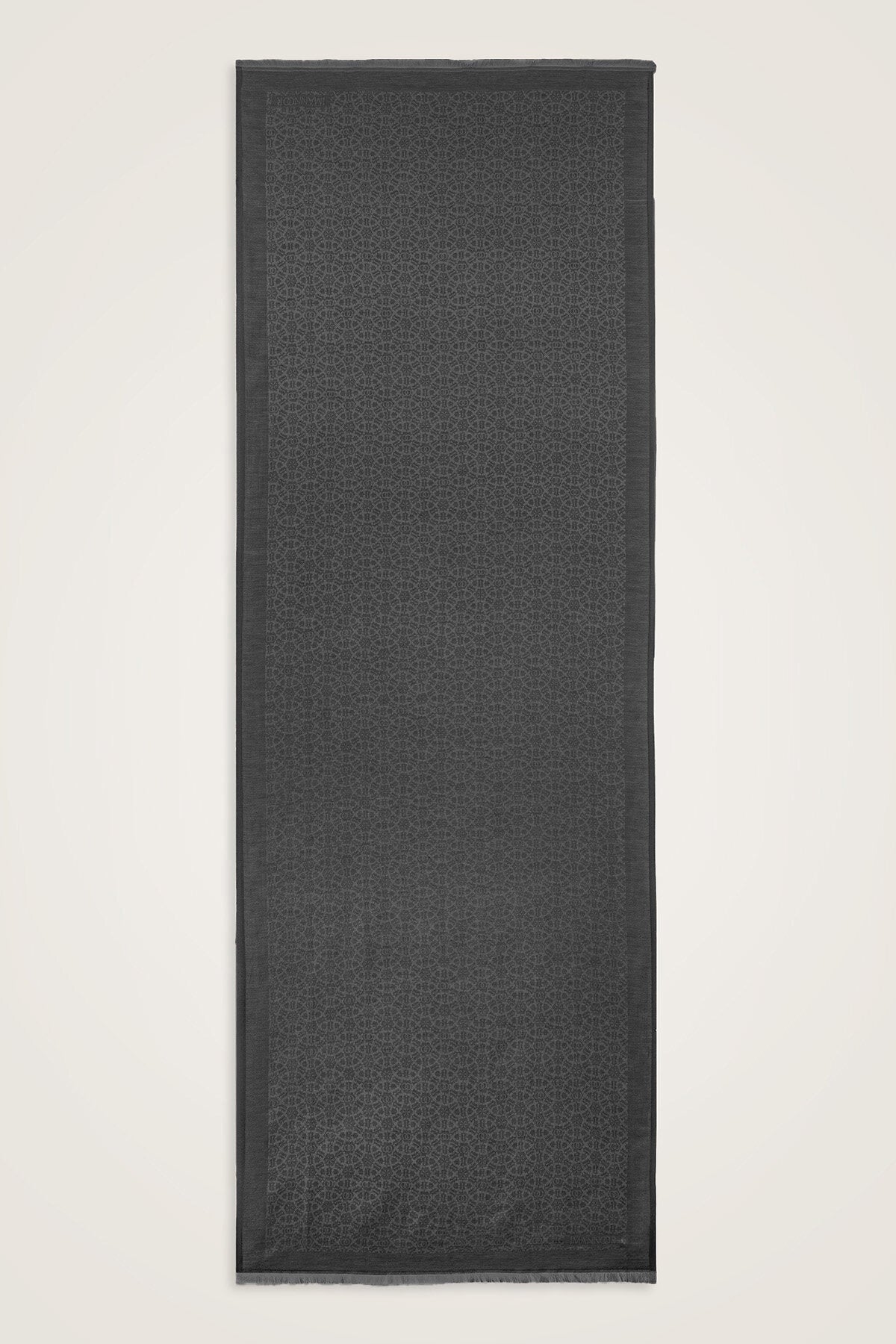 Yıldızlı Gece Füme Pamuk İpek Şal 70x200