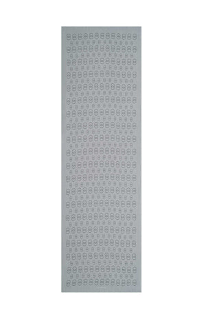 Zincir Baskı Gri Floş Viskon Şal 70x210