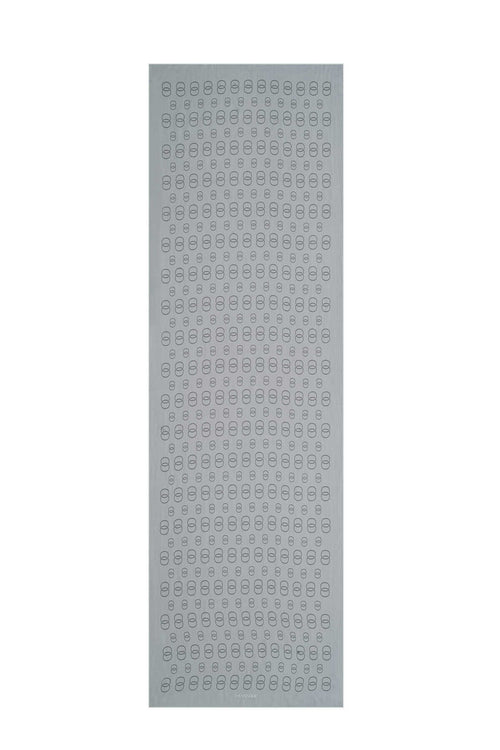 Zincir Baskı Gri Floş Viskon Şal 70x210