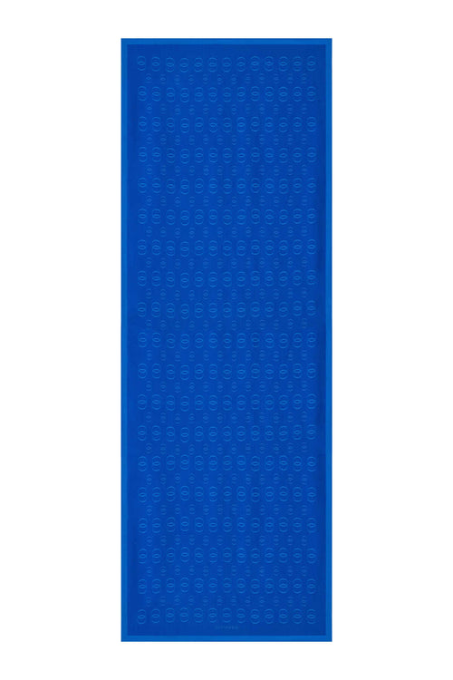 Zincir Baskı Lacivert Floş Viskon Şal 70x210