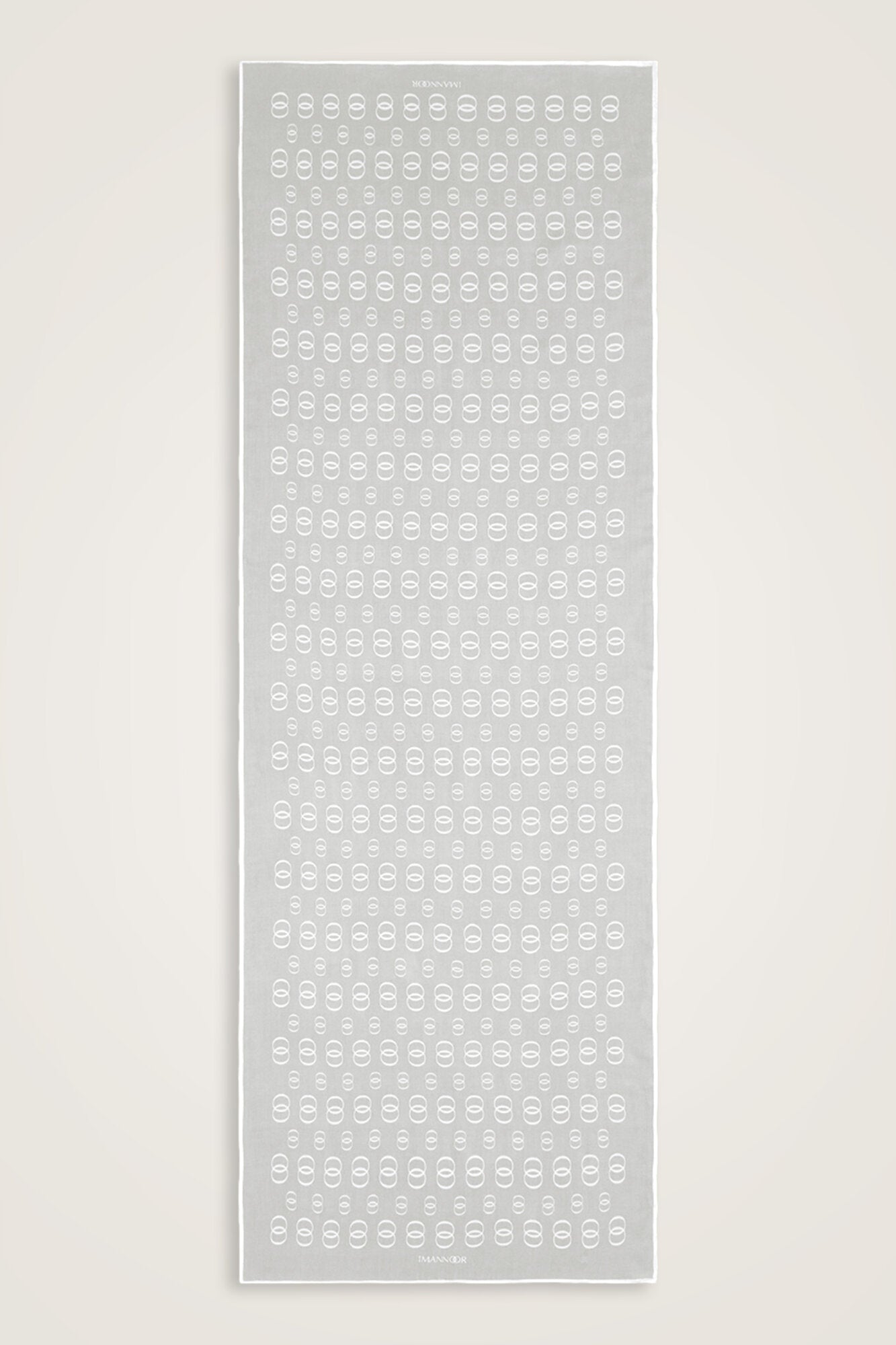 Zincir Logo Çakıl Taşı Pamuk Floş Şal 70x210