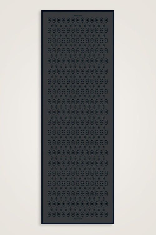 Zincir Logo Füme Pamuk Floş Şal 70x210