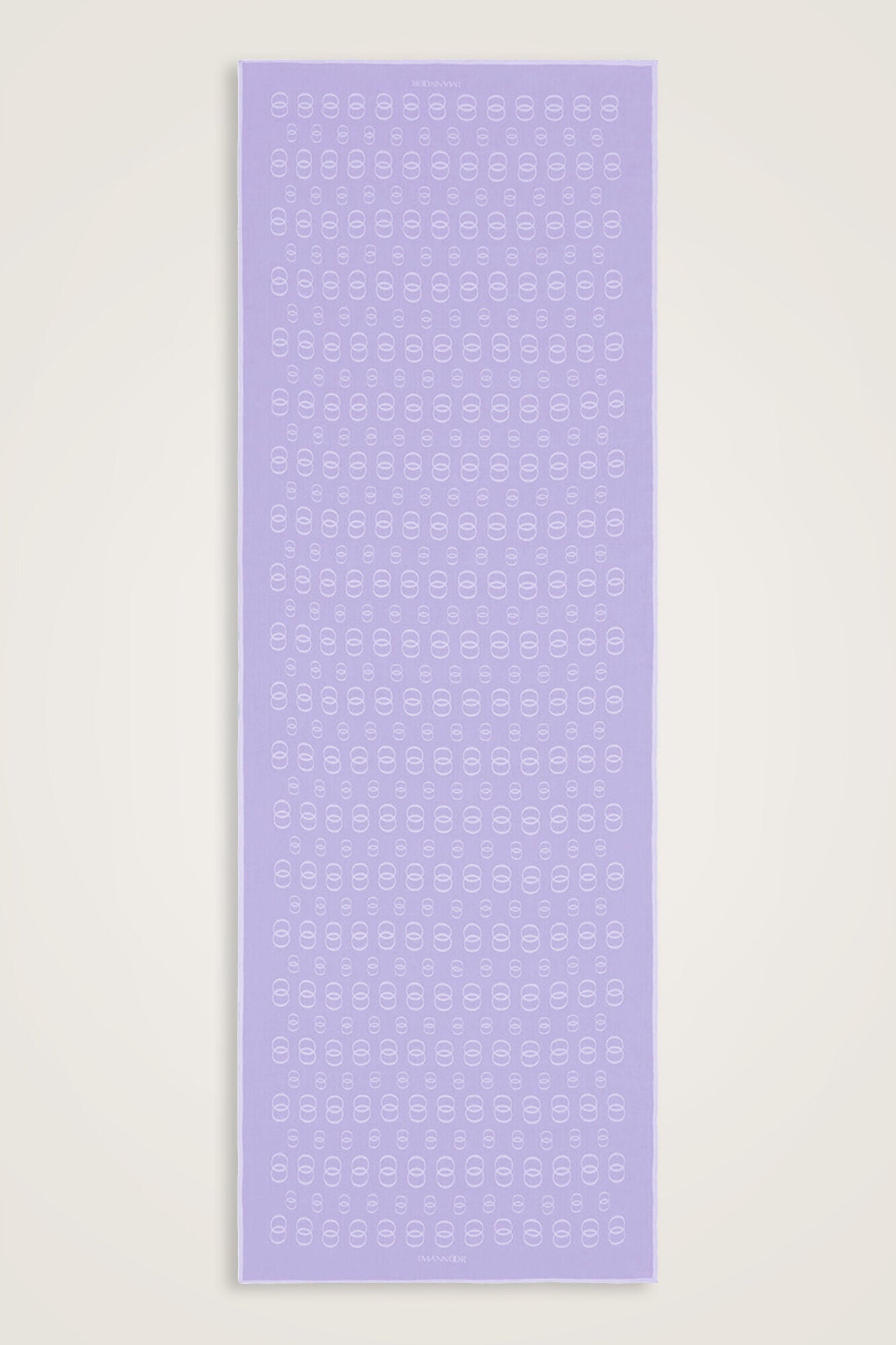 Zincir Logo Lavanta Pamuk Floş Şal 70x210
