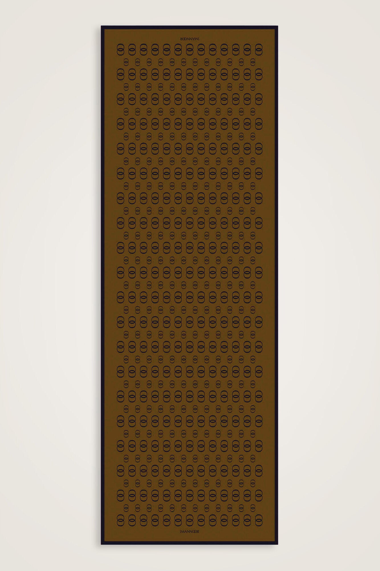 Zincir Logo Sütlü Çikolata Pamuk Floş Şal 70x210
