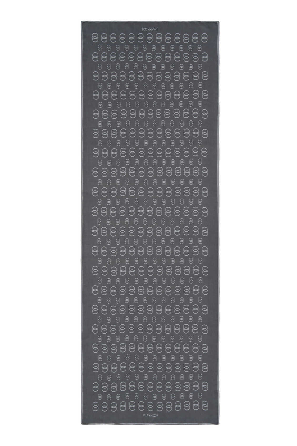 Zincir Noor Füme Mat Floş Viskon Şal 70x210