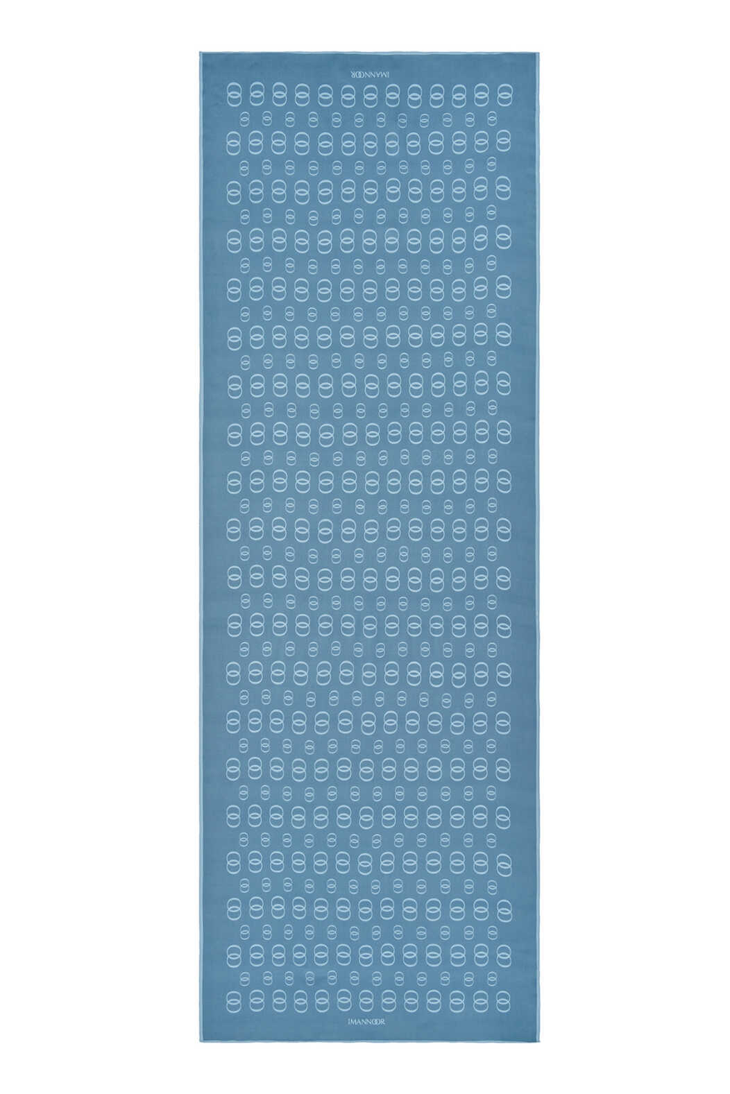 Zincir Noor İndigo Mat Floş Viskon Şal 70x210